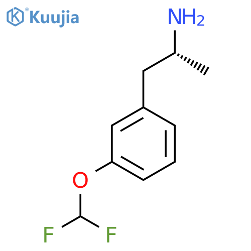 (2R)-1-3-(difluoromethoxy)phenylpropan-2-amine structure