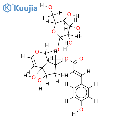 8-O-4-Hydroxycinnamoylharpagide structure