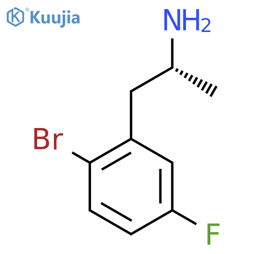 (2R)-1-(2-bromo-5-fluorophenyl)propan-2-amine structure