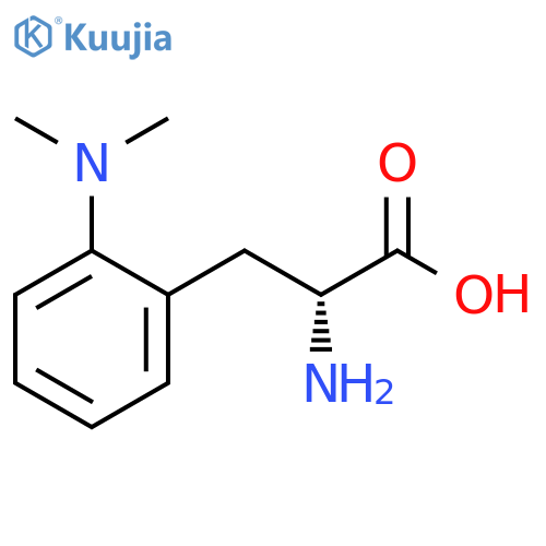 (R)-2-Amino-3-(2-dimethylamino-phenyl)-propionic acid structure