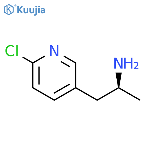 (2S)-1-(6-chloropyridin-3-yl)propan-2-amine structure