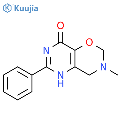3-methyl-6-phenyl-4,5-dihydro-2h-pyrimido[4,5-e][1,3]oxazin-8-one structure