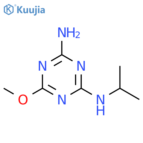 1,3,5-Triazine-2,4-diamine, 6-methoxy-N2-(1-methylethyl)- structure