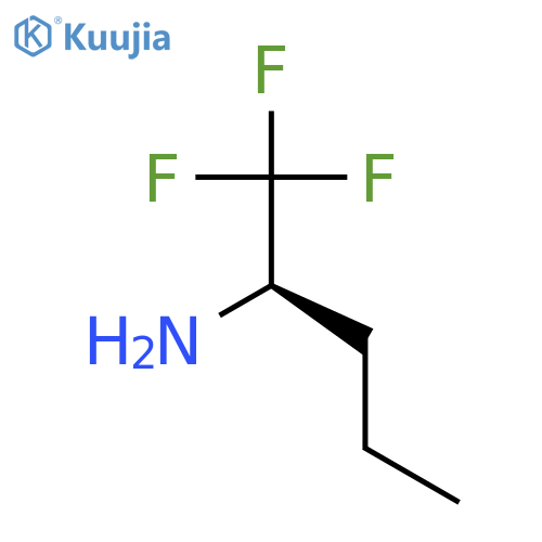 (2R)-1,1,1-Trifluoropentan-2-amine structure