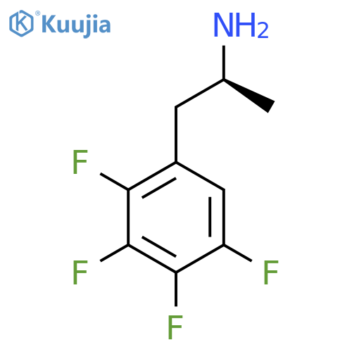 (2S)-1-(2,3,4,5-tetrafluorophenyl)propan-2-amine structure