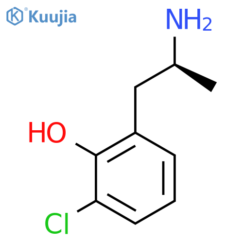 2-(2S)-2-aminopropyl-6-chlorophenol structure