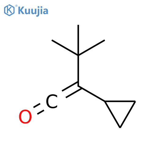 1-Buten-1-one, 2-cyclopropyl-3,3-dimethyl- (9CI) structure