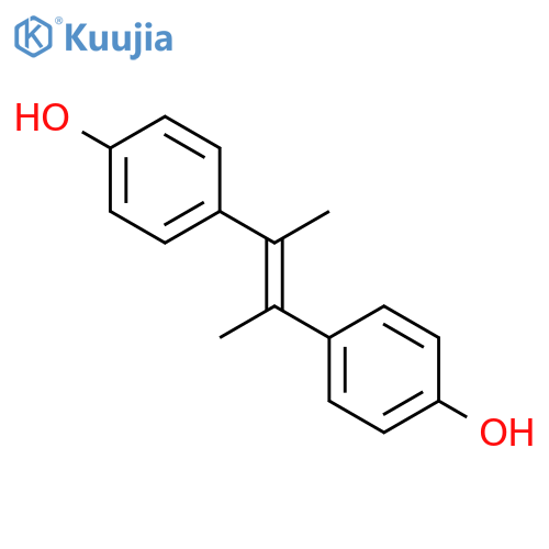 Phenol,4,4'-(1,2-dimethyl-1,2-ethenediyl)bis- structure