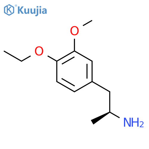 (2S)-1-(4-ethoxy-3-methoxyphenyl)propan-2-amine structure