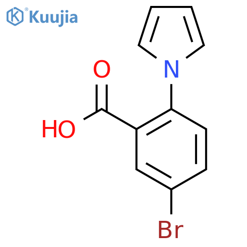 5-Bromo-2-(1H-pyrrol-1-yl)benzoic acid structure