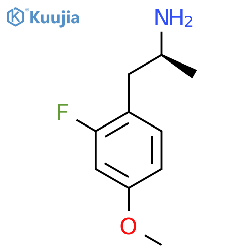 (2S)-1-(2-fluoro-4-methoxyphenyl)propan-2-amine structure