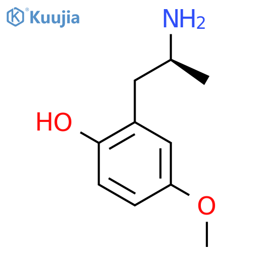 2-(2S)-2-aminopropyl-4-methoxyphenol structure