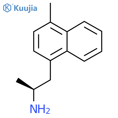 (2S)-1-(4-methylnaphthalen-1-yl)propan-2-amine structure