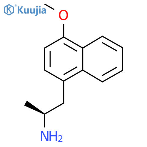 (2S)-1-(4-methoxynaphthalen-1-yl)propan-2-amine structure