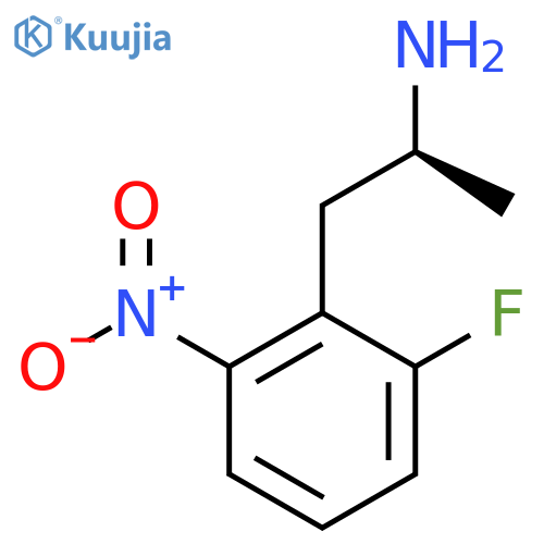 (2S)-1-(2-fluoro-6-nitrophenyl)propan-2-amine structure