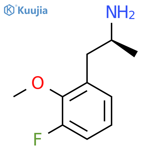 (2S)-1-(3-fluoro-2-methoxyphenyl)propan-2-amine structure