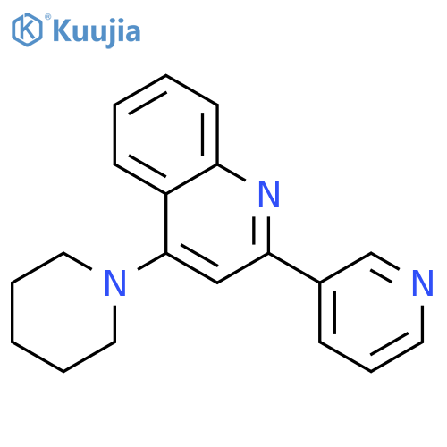4-(piperidin-1-yl)-2-(pyridin-3-yl)quinoline structure