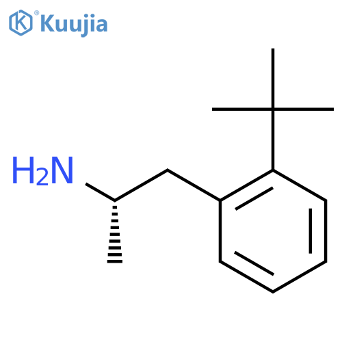 (2S)-1-(2-tert-butylphenyl)propan-2-amine structure
