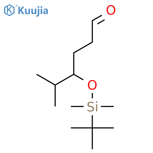Hexanal, 4-[[(1,1-dimethylethyl)dimethylsilyl]oxy]-5-methyl- structure