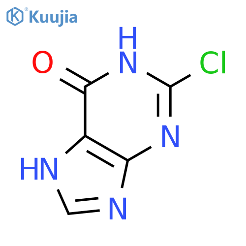 2-Chloro-1H-purin-6(7H)-one structure