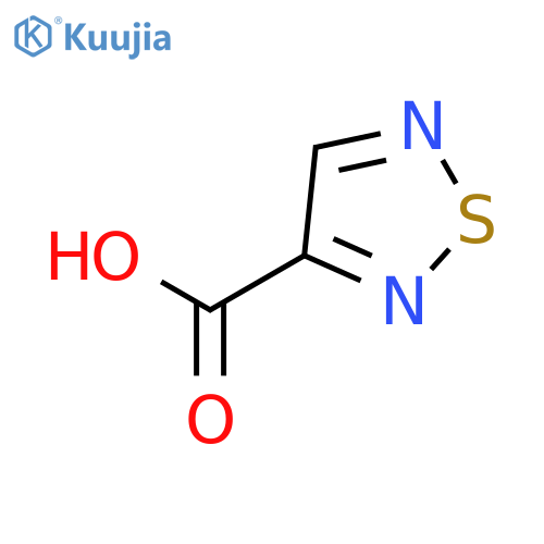 1,2,5-Thiadiazole-3-carboxylic acid structure