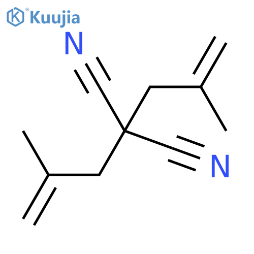 Propanedinitrile, 2,2-bis(2-methyl-2-propen-1-yl)- structure