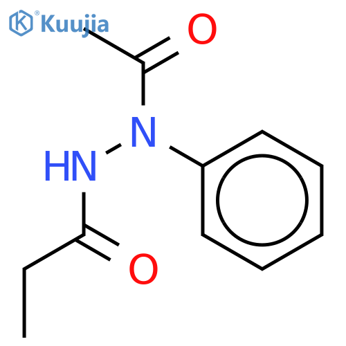 N'-acetyl-n'-phenylpropanehydrazide structure