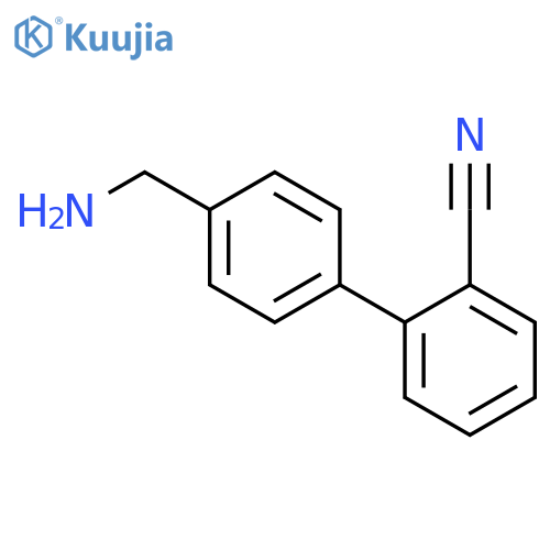4'-(Aminomethyl)-1,1'-biphenyl-2-carbonitrile structure