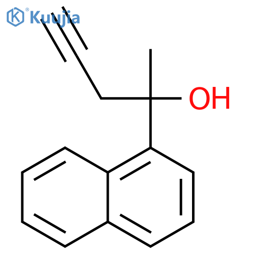 2-(1-Naphthyl)-4-pentyn-2-ol structure