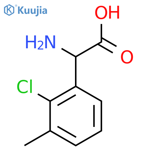 2-AMINO-2-(2-CHLORO-3-METHYLPHENYL)ACETIC ACID structure