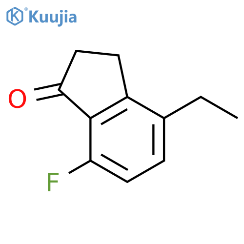 4-Ethyl-7-fluoro-indan-1-one structure