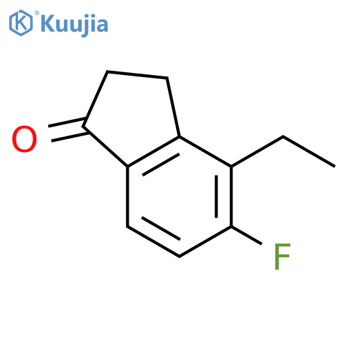 4-Ethyl-5-fluoro-indan-1-one structure