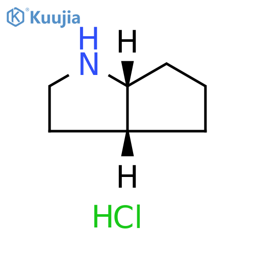 rac-(3aR,6aR)-octahydrocyclopentabpyrrole hydrochloride structure