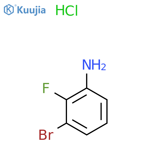 3-Bromo-2-fluoro-phenylamine hydrochloride structure