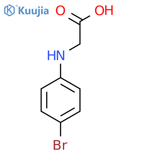 N-(4-Bromophenyl)glycine structure