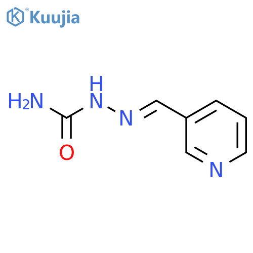 (pyridin-3-ylmethylidene)aminourea structure
