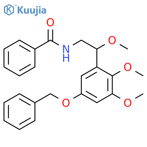 Benzamide,N-[2-[2,3-dimethoxy-5-(phenylmethoxy)phenyl]-2-methoxyethyl]- structure