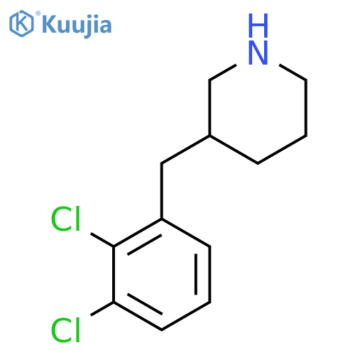 3-(2,3-dichlorophenyl)methylpiperidine structure