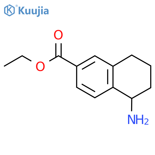 ethyl 5-amino-5,6,7,8-tetrahydronaphthalene-2-carboxylate structure