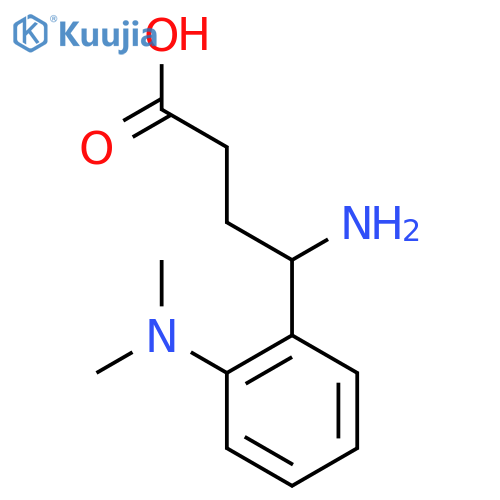 4-amino-4-2-(dimethylamino)phenylbutanoic acid structure