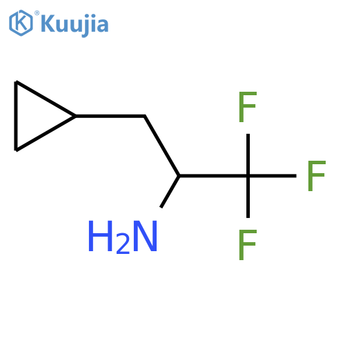3-Cyclopropyl-1,1,1-trifluoropropan-2-amine structure