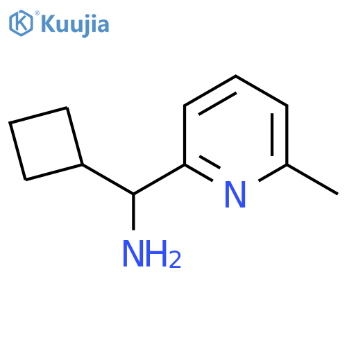 cyclobutyl(6-methylpyridin-2-yl)methanamine structure