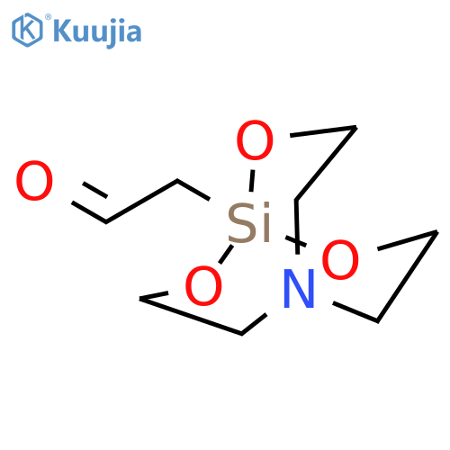 2,8,9-Trioxa-5-aza-1-silabicyclo[3.3.3]undecane-1-acetaldehyde structure