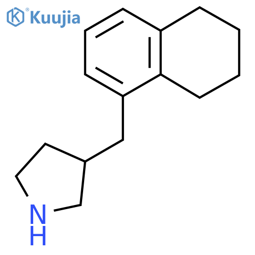 3-(5,6,7,8-tetrahydronaphthalen-1-yl)methylpyrrolidine structure