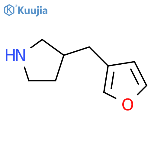 3-(furan-3-yl)methylpyrrolidine structure