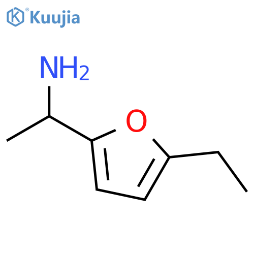 1-(5-ethylfuran-2-yl)ethan-1-amine structure