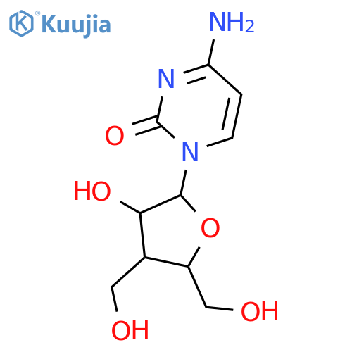 3'-deoxy-3'-(hydroxymethyl)cytidine structure