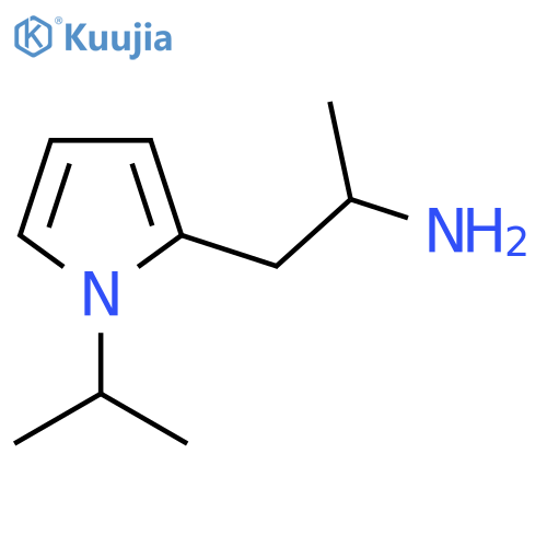 1-[1-(Propan-2-yl)-1h-pyrrol-2-yl]propan-2-amine structure