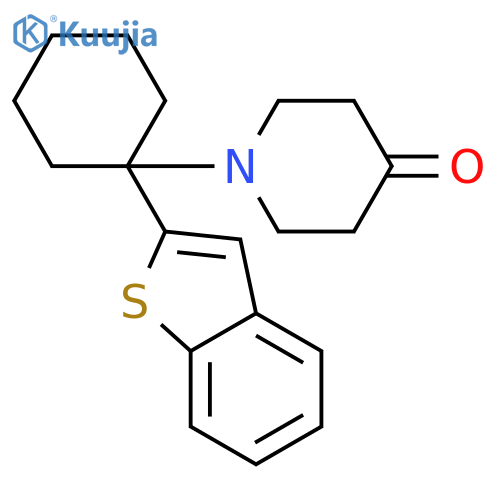 4-Piperidinone, 1-(1-benzo[b]thien-2-ylcyclohexyl)- structure
