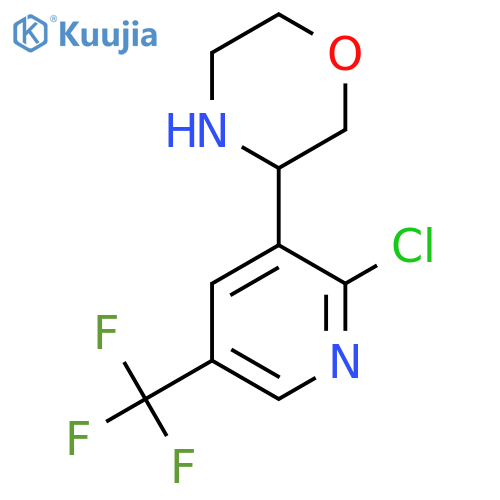 3-2-chloro-5-(trifluoromethyl)pyridin-3-ylmorpholine structure